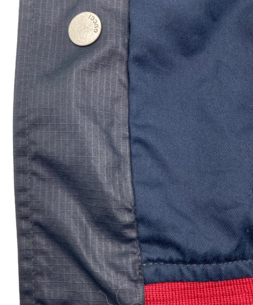 GUCCI（グッチ）GUCCI (グッチ) ボタンアップフーデッドナイロンジャケット ブラック サイズ:SIZE 50の古着・服飾アイテム