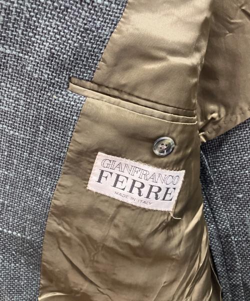 GIANFRANCO FERRE（ジャンフランコフェレ）GIANFRANCO FERRE (ジャンフランコフェレ) テーラードジャケット グリーン サイズ:54の古着・服飾アイテム
