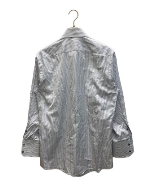 GUCCI（グッチ）GUCCI (グッチ) ドレス ストライプシャツ ブルー×ホワイト サイズ:41|16の古着・服飾アイテム