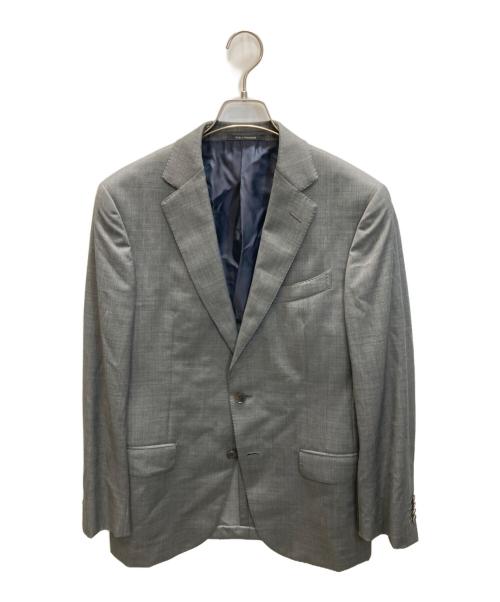 ERMENEGILDO ZEGNA（エルメネジルド・ゼニア）Ermenegildo Zegna (エルメネジルド・ゼニア) MILA FIT セットアップスーツ グレー サイズ:48Cの古着・服飾アイテム