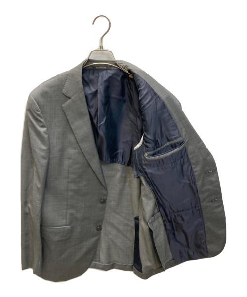 ERMENEGILDO ZEGNA（エルメネジルド・ゼニア）Ermenegildo Zegna (エルメネジルド・ゼニア) MILA FIT セットアップスーツ グレー サイズ:48Cの古着・服飾アイテム