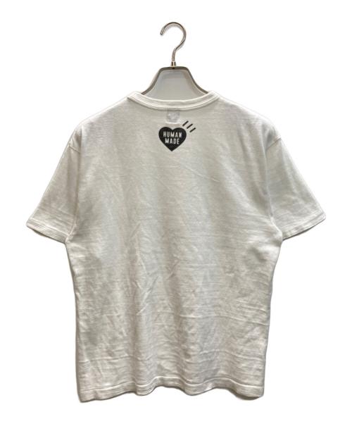 HUMAN MADE（ヒューマンメイド）HUMAN MADE (ヒューマンメイド) Dog Head T-shirt ホワイト サイズ:SIZE Mの古着・服飾アイテム