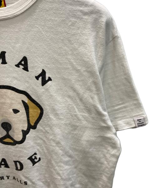 HUMAN MADE（ヒューマンメイド）HUMAN MADE (ヒューマンメイド) Dog Head T-shirt ホワイト サイズ:SIZE Mの古着・服飾アイテム