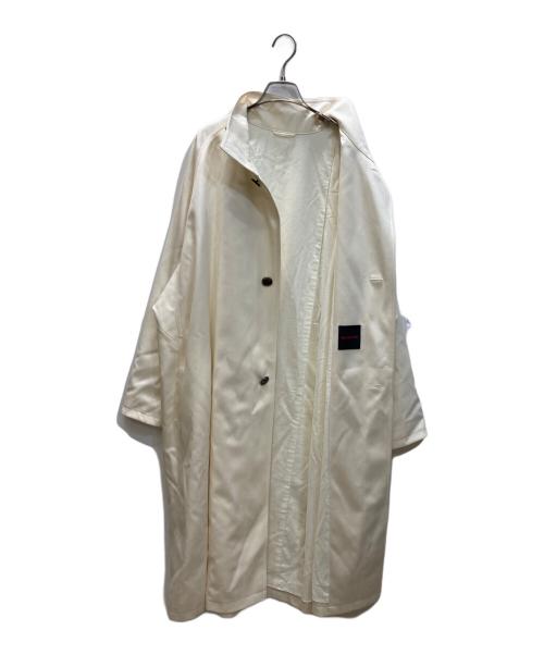 CABAN（キャバン）CABAN (キャバン) ウールギャバジン スタンドカラーコート アイボリー サイズ:SIZE Mの古着・服飾アイテム