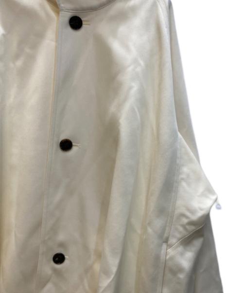 CABAN（キャバン）CABAN (キャバン) ウールギャバジン スタンドカラーコート アイボリー サイズ:SIZE Mの古着・服飾アイテム