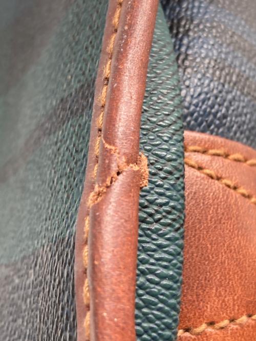 POLO RALPH LAUREN（ポロ・ラルフローレン）POLO RALPH LAUREN (ポロ・ラルフローレン) ブラックウォッチショルダーバッグ グリーン×ネイビーの古着・服飾アイテム