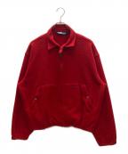 POLO RALPH LAURENポロ・ラルフローレン）の古着「スイングトップ フリースジャケット」｜レッド