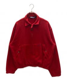 POLO RALPH LAUREN（ポロ・ラルフローレン）の古着「スイングトップ フリースジャケット」｜レッド