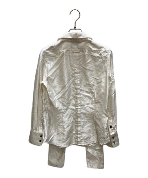 D&G（ディーアンドジー）D&G (ディーアンドジー) ボウタイシャツ ホワイト サイズ:38の古着・服飾アイテム