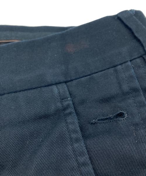 GUCCI（グッチ）GUCCI (グッチ) コットンストレートパンツ ブラック サイズ:SIZE 48の古着・服飾アイテム