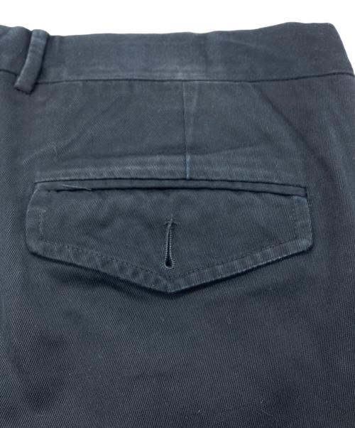 GUCCI（グッチ）GUCCI (グッチ) コットンストレートパンツ ブラック サイズ:SIZE 48の古着・服飾アイテム