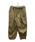 TIGHTBOOTH PRODUCTIONタイトブースプロダクション）の古着「TECH TWILL CARGO PANTS」｜ブラウン