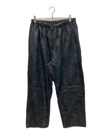 EVISEN×DELUXE（エビセン×デラックス）の古着「GARCONS PANTS」｜ブラック