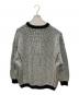 EVISEN (エビセン) モヘヤ混ニット ブラック×ホワイト サイズ:SIZE XL：10000円