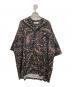 EVISEN（エビセン）の古着「SHRIMP CHIRASHI STRETCH SHIRT」｜ブラック×ピンク