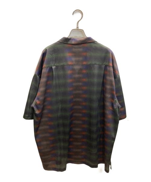 EVISEN（エビセン）EVISEN (エビセン) Border Mesh Shirt マルチカラー サイズ:XLの古着・服飾アイテム