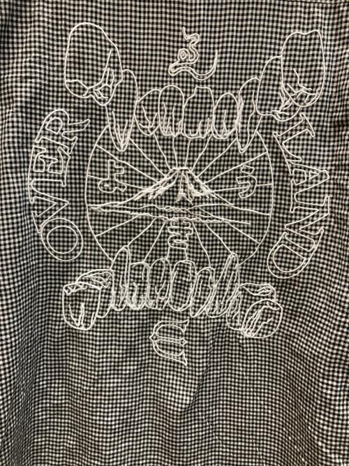 EVISEN（エビセン）EVISEN (エビセン) OVERLAND CHECK SHIRT ブラック×ホワイト サイズ:XLの古着・服飾アイテム