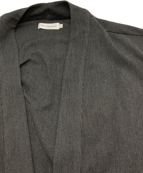 EVISEN（エビセン）EVISEN (エビセン) 羽織型カーディガン ブラック サイズ:SIZE XLの古着・服飾アイテム