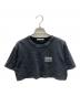 ALEXANDER WANG（アレキサンダー・ワン）の古着「アシッドウォッシュ ロゴプリント Tシャツ」｜ブラック