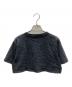 ALEXANDER WANG (アレキサンダー・ワン) アシッドウォッシュ ロゴプリント Tシャツ ブラック サイズ:SIZE XS：10000円