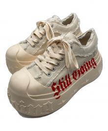 1807（イチハチゼロナナ）の古着「GOTHIC LACE UP 厚底スニーカー」｜アイボリー