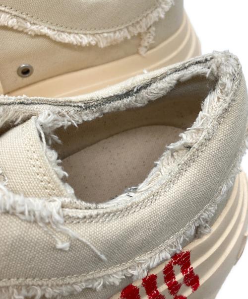 1807（イチハチゼロナナ）1807 (イチハチゼロナナ) GOTHIC LACE UP 厚底スニーカー アイボリー サイズ:SIZE 27.5cmの古着・服飾アイテム