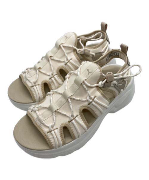 PUMA（プーマ）PUMA (プーマ) CILIA WEDGE SANDAL ベージュ サイズ:26cmの古着・服飾アイテム