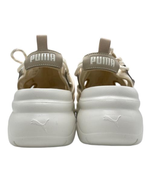PUMA（プーマ）PUMA (プーマ) CILIA WEDGE SANDAL ベージュ サイズ:26cmの古着・服飾アイテム