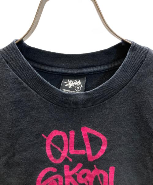 stussy（ステューシー）stussy (ステューシー) プリントTシャツ ブラック サイズ:Sの古着・服飾アイテム