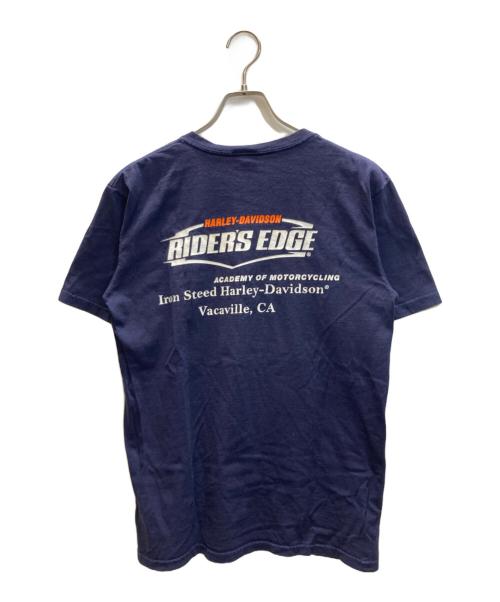HARLEY-DAVIDSON（ハーレーダビッドソン）HARLEY-DAVIDSON (ハーレーダビッドソン) 両面プリントTシャツ ネイビー サイズ:Mの古着・服飾アイテム