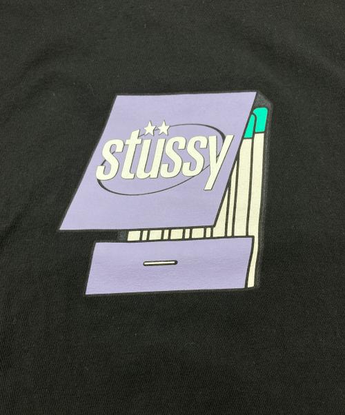 stussy（ステューシー）stussy (ステューシー) プリントTシャツ ブラック サイズ:SIZE Sの古着・服飾アイテム