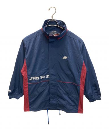 中古・古着通販】NIKE (ナイキ) 90s ジップアップジャケット ネイビー