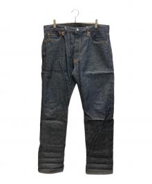 LEVI'S PReMIUM（リーバイス プレミアム）の古着「501 セルビッチ デニムパンツ ヘンプ混」｜インディゴ