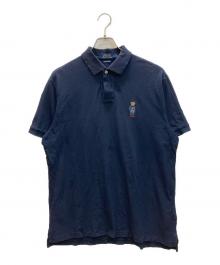 POLO RALPH LAUREN（ポロ・ラルフローレン）の古着「ポロベア ポロシャツ」｜ネイビー