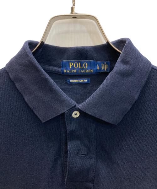 POLO RALPH LAUREN（ポロ・ラルフローレン）POLO RALPH LAUREN (ポロ・ラルフローレン) ポロベア ポロシャツ ネイビー サイズ:SIZE Lの古着・服飾アイテム