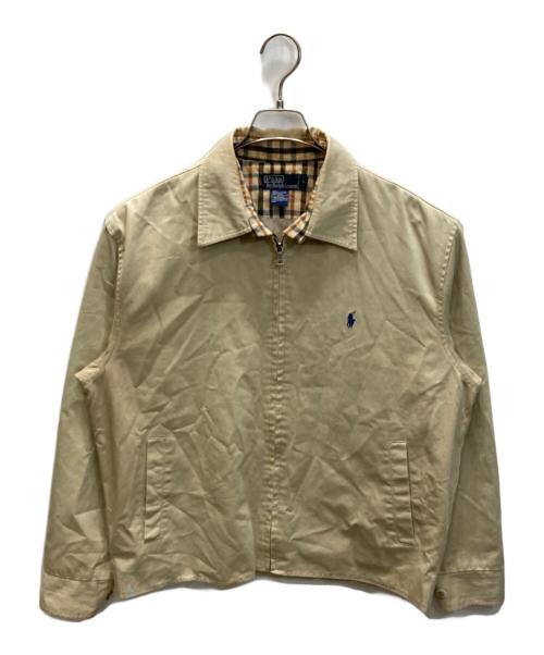 POLO RALPH LAUREN（ポロ・ラルフローレン）POLO RALPH LAUREN (ポロ・ラルフローレン) スイングトップ ベージュ サイズ:SIZE Lの古着・服飾アイテム