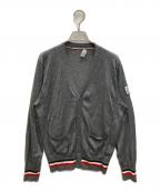 MONCLER GAMME BLEUモンクレール ガム ブルー）の古着「MAGLIONE TRICOT CARDIGAN」｜グレー