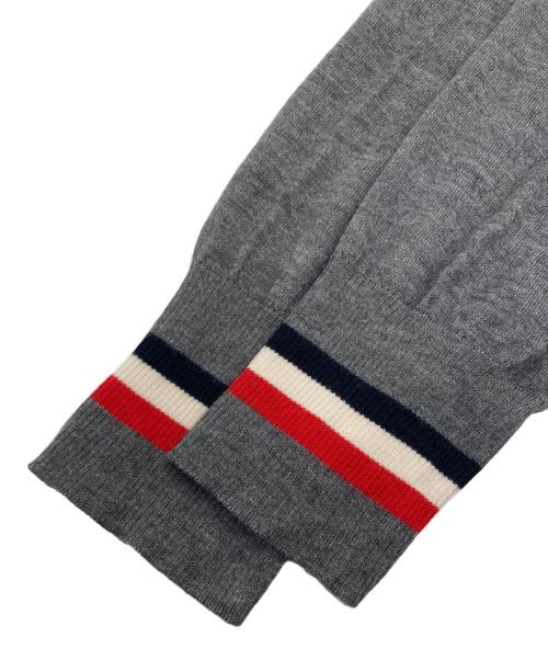 MONCLER GAMME BLEU（モンクレール ガム ブルー）MONCLER GAMME BLEU (モンクレール ガム ブルー) MAGLIONE TRICOT CARDIGAN グレー サイズ:SIZE XLの古着・服飾アイテム