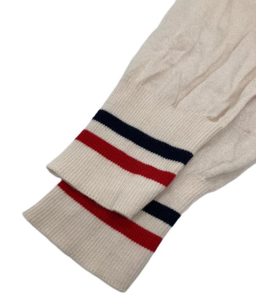 MONCLER GAMME BLEU（モンクレール ガム ブルー）MONCLER GAMME BLEU (モンクレール ガム ブルー) MAGLIONE TRICOT CARDIGAN ベージュ サイズ:SIZE Lの古着・服飾アイテム