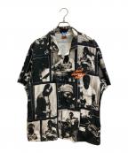 city country city×LONNIE LISTON SMITHシティーカントリーシティー×）の古着「OPEN COLAR S/S SHIRTS」｜ブラック