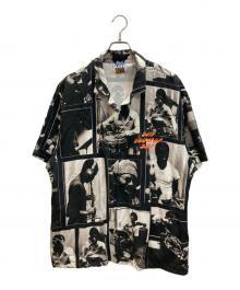 city country city×LONNIE LISTON SMITH（シティーカントリーシティー）の古着「OPEN COLAR S/S SHIRTS」｜ブラック