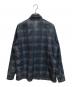 CITY COUNTRY CITY (シティーカントリーシティー) TASLAN NYLON CHECK SHIRT グレー サイズ:SIZE M：8000円