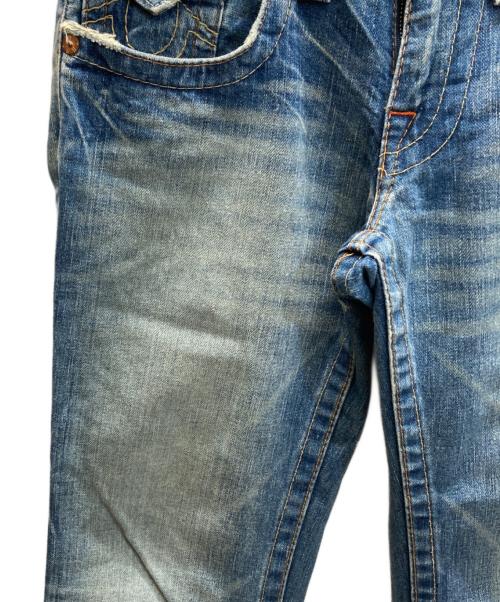 TRUE RELIGION（トゥルー レリジョン）TRUE RELIGION (トゥルー レリジョン) JOEY BIG T ブーツカット フレアデニムパンツ インディゴ サイズ:SIZE W28×L33の古着・服飾アイテム