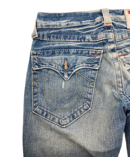 TRUE RELIGION（トゥルー レリジョン）TRUE RELIGION (トゥルー レリジョン) JOEY BIG T ブーツカット フレアデニムパンツ インディゴ サイズ:SIZE W28×L33の古着・服飾アイテム