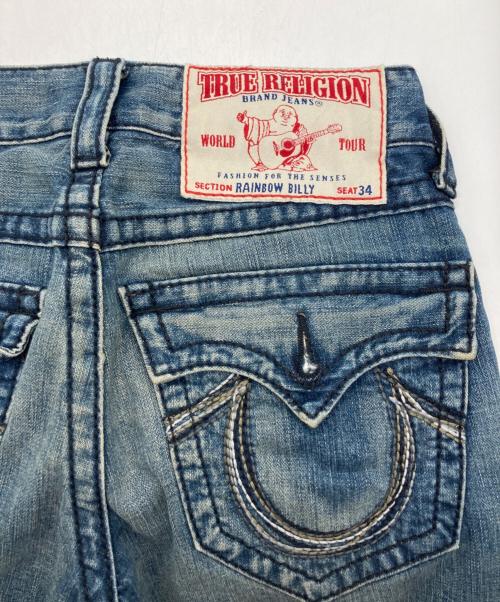 TRUE RELIGION（トゥルー レリジョン）TRUE RELIGION (トゥルー レリジョン) RAINBOW BILLY デニムパンツ インディゴ サイズ:SIZE W28×L34の古着・服飾アイテム