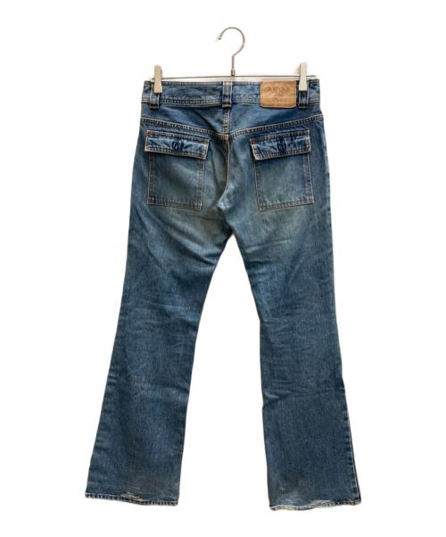 Hysteric Glamour（ヒステリックグラマー）Hysteric Glamour (ヒステリックグラマー) KINKY ブッシュデニムパンツ インディゴ サイズ:SIZE Mの古着・服飾アイテム