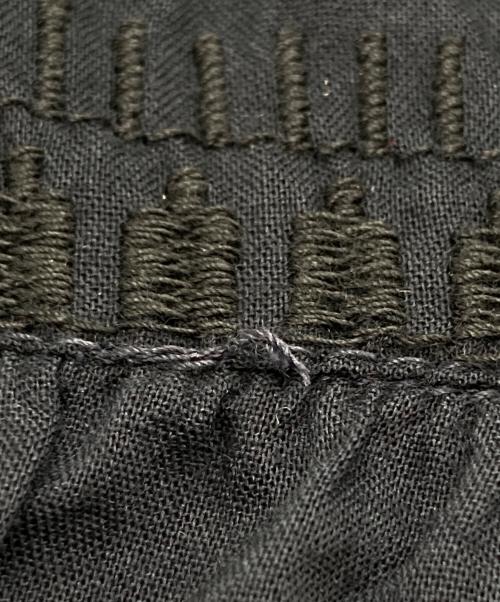 KAGURE（カグレ）kagure (カグレ) フロント刺繍フレンチブラウス ブラック サイズ:size  Freeの古着・服飾アイテム
