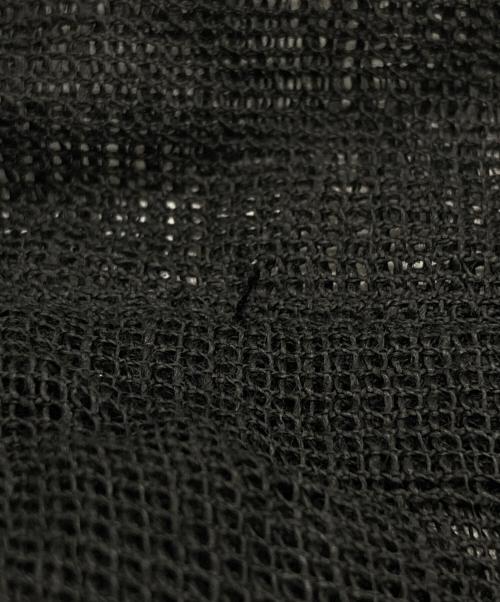 JOURNAL STANDARD（ジャーナルスタンダード）JOURNAL STANDARD (ジャーナルスタンダード) リネンメッシュシャツ ブラック サイズ:下記参照の古着・服飾アイテム