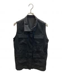 JOURNAL STANDARD（ジャーナルスタンダード）の古着「ドライメッシュサファリブルゾンベスト」｜ブラック
