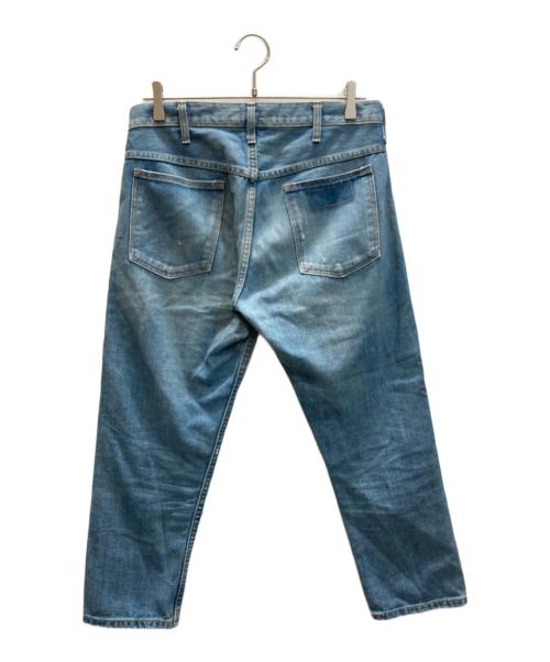 Wrangler（ラングラー）Wrangler (ラングラー) Ron Herman (ロンハーマン) 加工クロップドデニムパンツ インディゴ サイズ:SIZE Mの古着・服飾アイテム